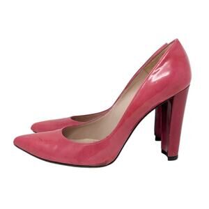 Stuart Weitzman Pink Patent Leather Pointed Toe Pumps Size 7.5 M